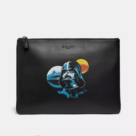 Star Wars X Coach Large Pouch With Darth Vader F85707 - Picture 9 of 9